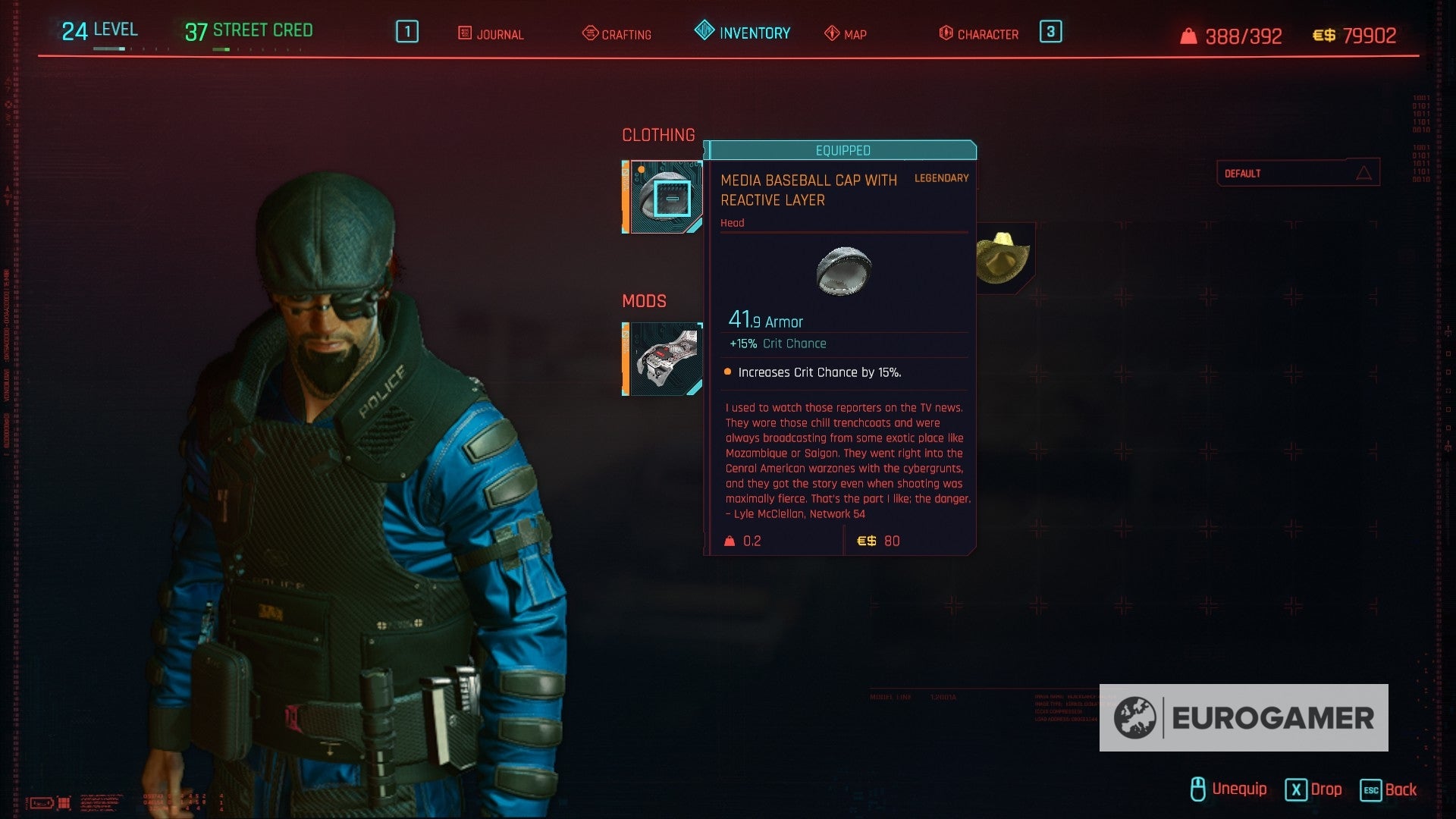 Cyberpunk 2077 best armor and clothing and where to find free legendary armor